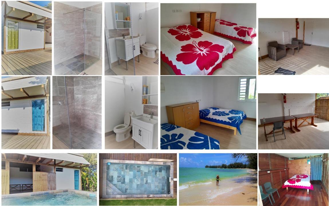 Mara'Ai Le Spot Tubuai Chambre Triple Taahueia Deluxe Sdb Privee Avec Piscine Mataura Екстер'єр фото